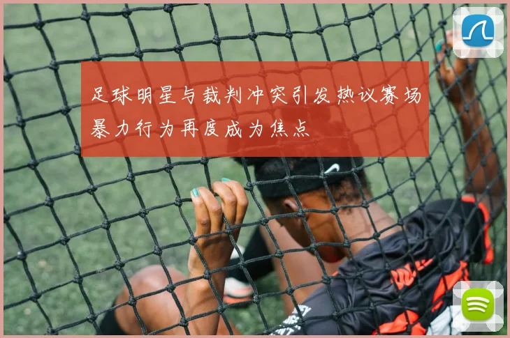 足球明星与裁判冲突引发热议赛场暴力行为再度成为焦点